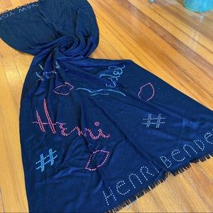 Henri Bendel Scarf Bedazzled ✨ 💋